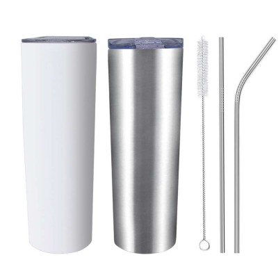 WeVi 16oz and 20oz stainless steel double walled straight tumbler