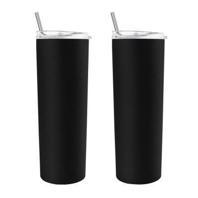 WeVi 16oz 20 oz coffee tumbler cups in bulk stainless steel insulated slim tumbler cups matte